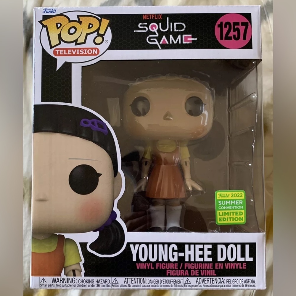 Funko Pop! Squid Game: Young-Hee Doll 6 Inch #1257 SDCC 2022- NIB